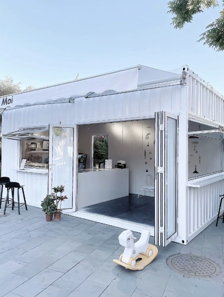 集裝箱奶茶咖啡店集裝箱房